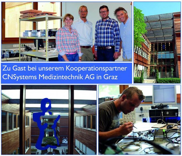 Ein elementarer Bestandteil von „Mein Gesundheitsmanager“ ist die original Medizintechnik „Task Force®Monitor“ der CNSystems Medizintechnik AG.